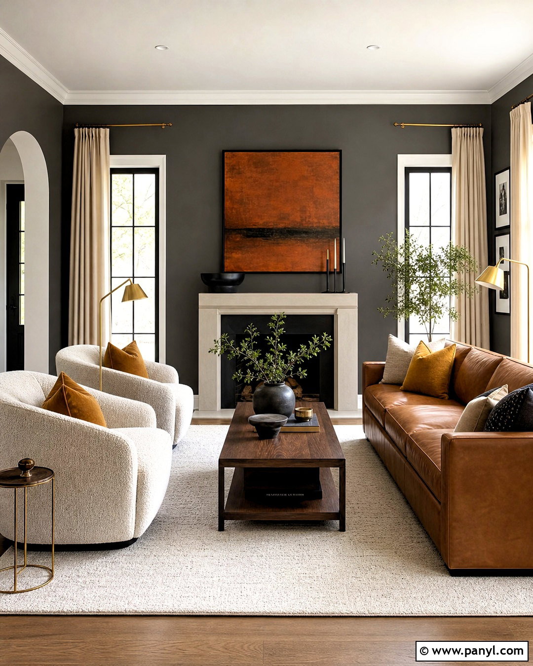 Charcoal Gray Living Room Paint - 20 interior paint ideas living room ideas