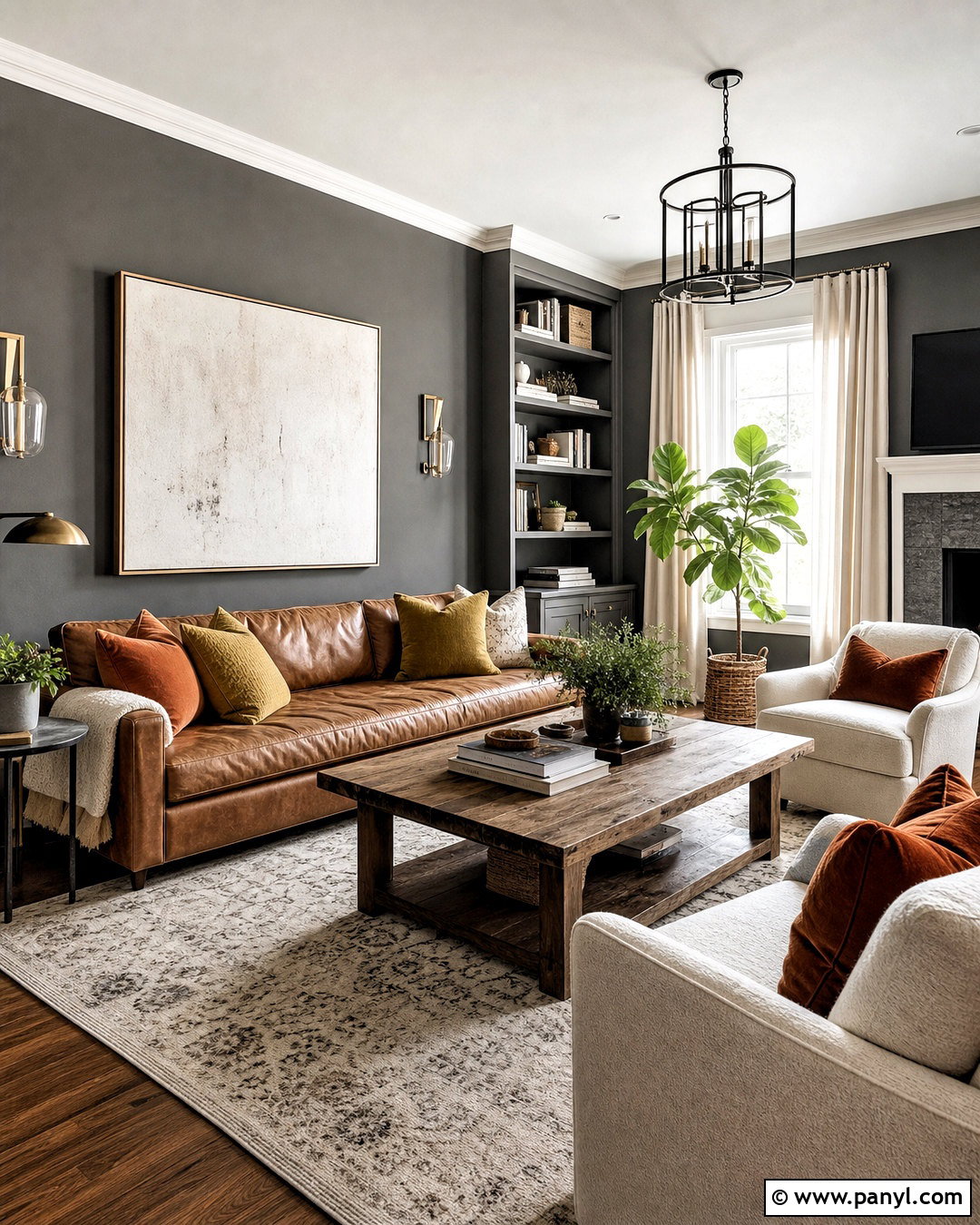 Charcoal Gray Living Room Paint - 20 best paint colors for living room ideas