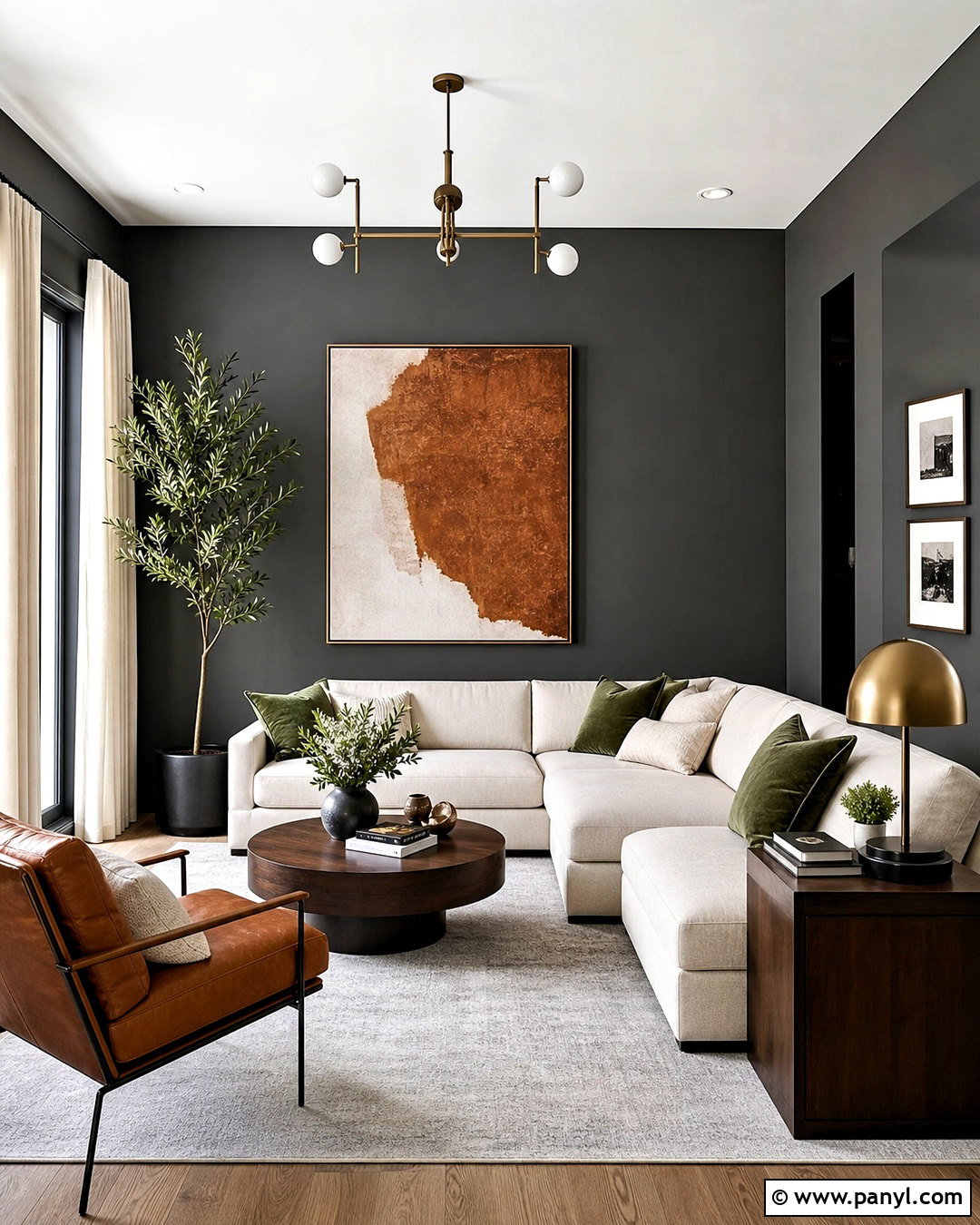 Charcoal Gray Living Room Walls - 20 living room walls paint colors