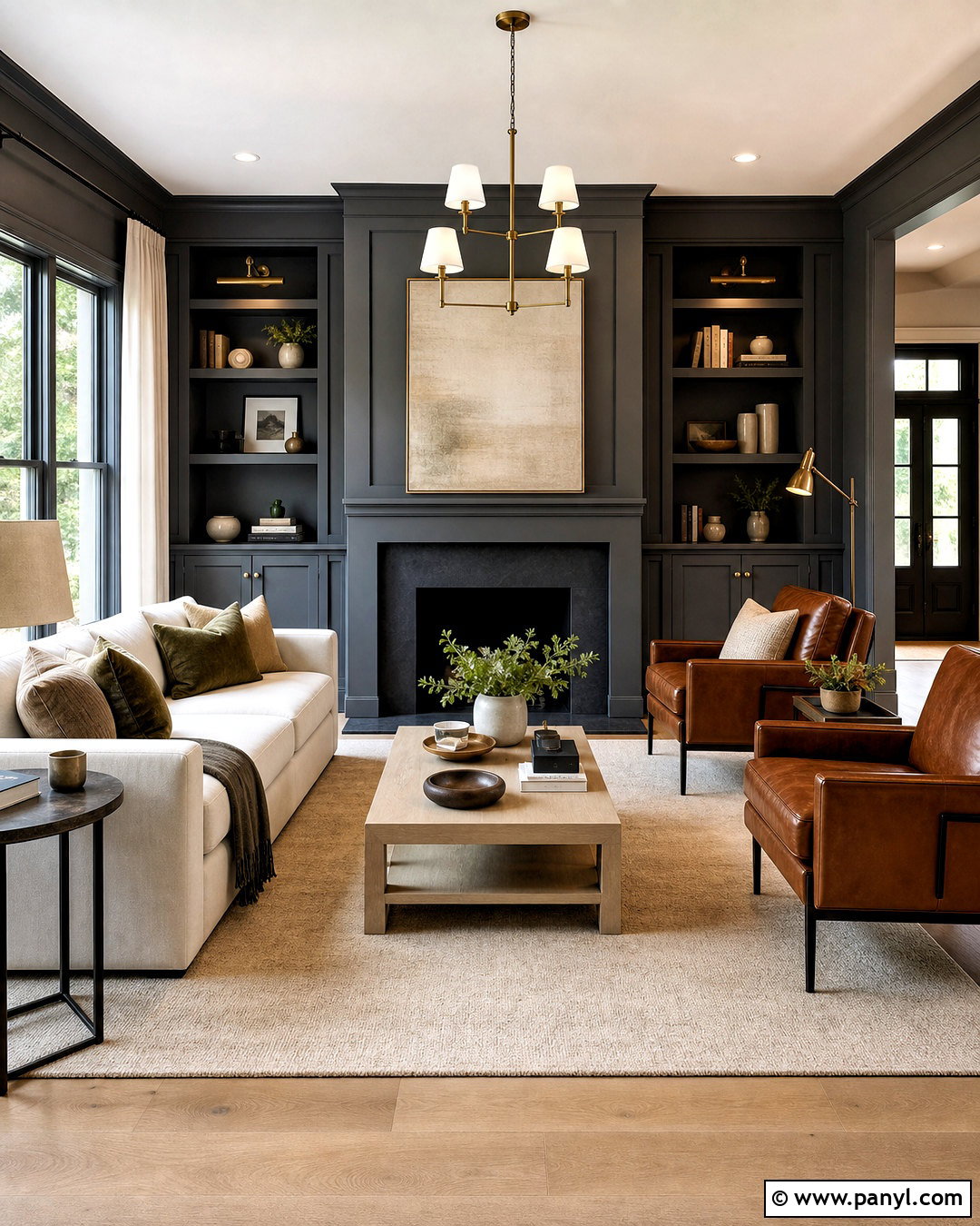 Charcoal Gray Room - 20 colors to paint your room ideas