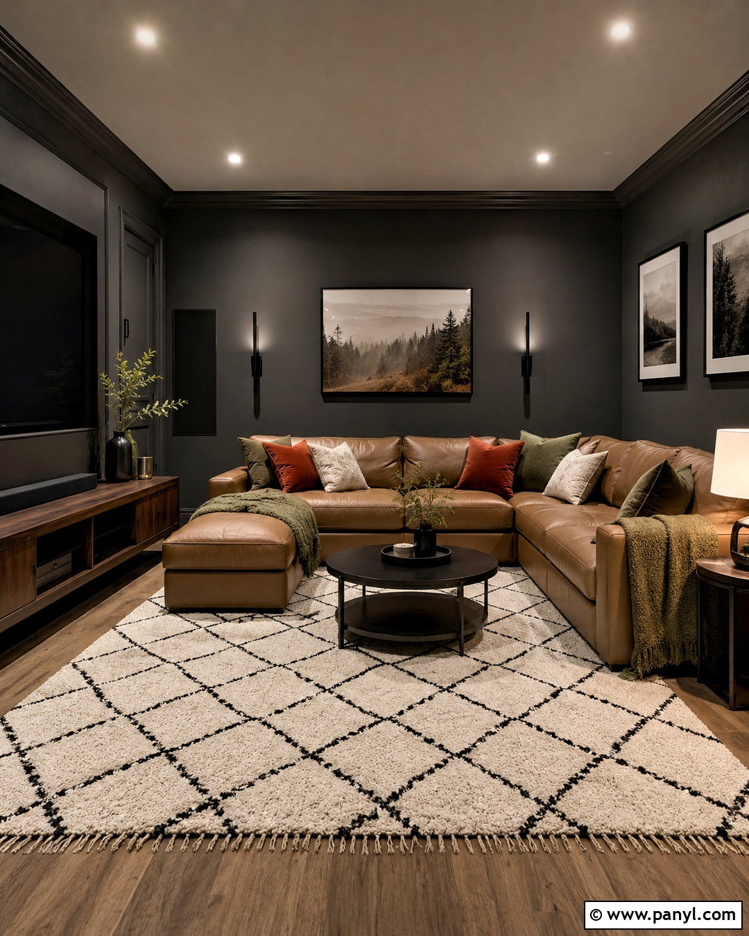 Charcoal Gray Wall Color - 20 Wall Color Samples
