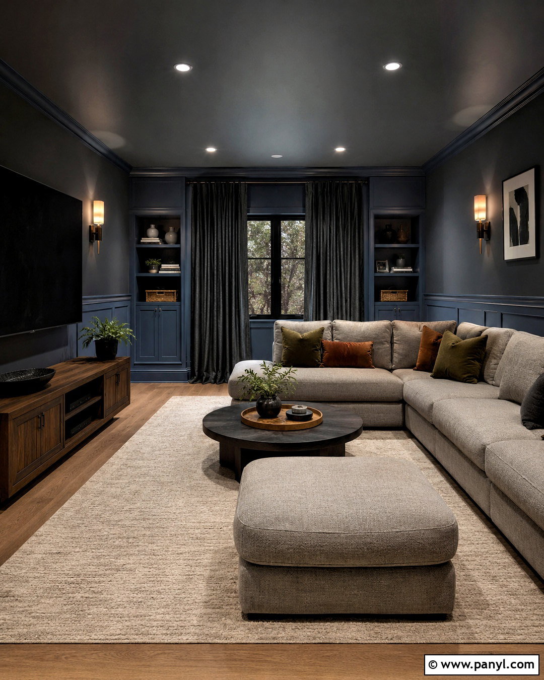 Charcoal Gray Wall Color - 20 West Facing Wall Colors