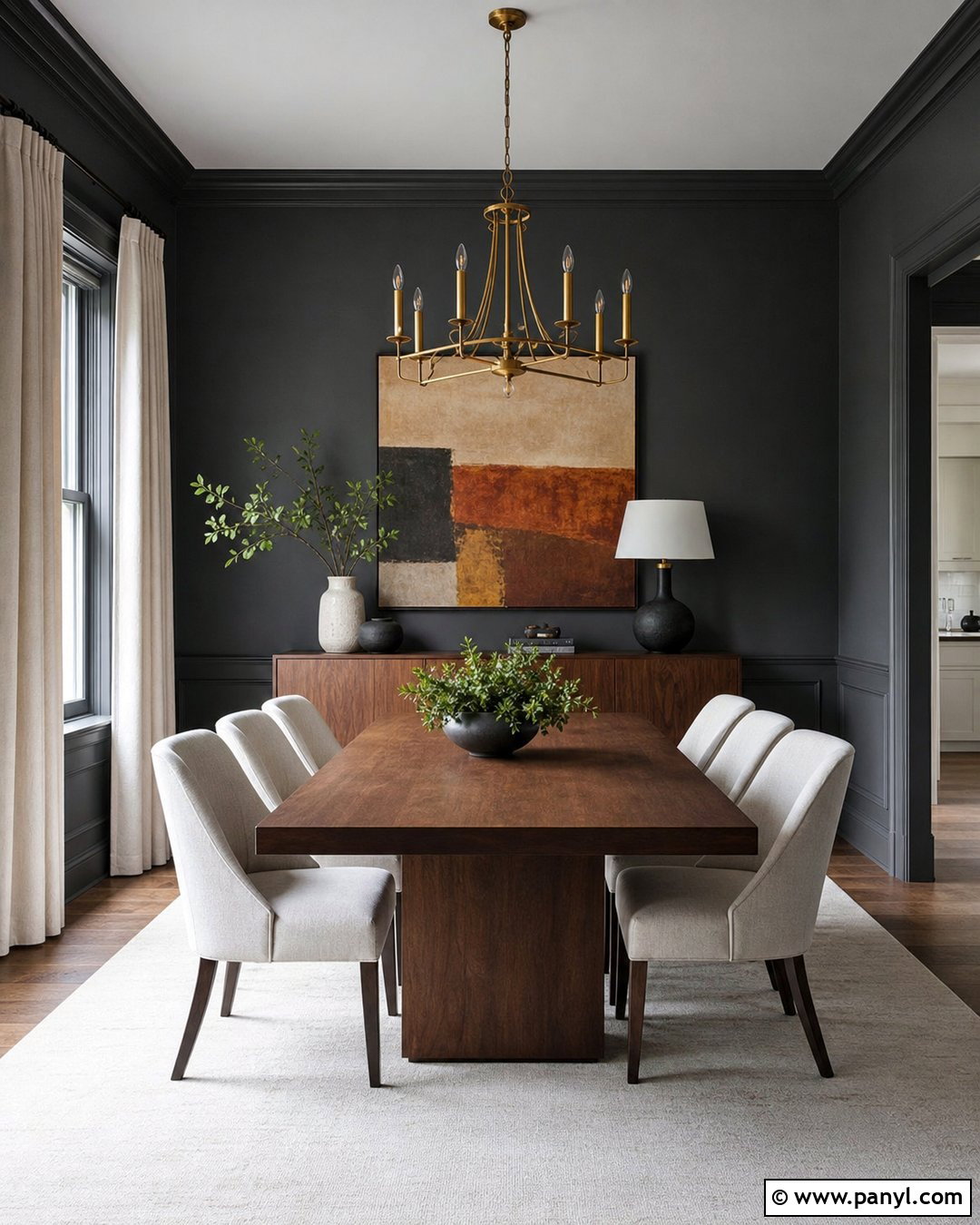Charcoal Gray Wall Color - 35 Best Wall Colors