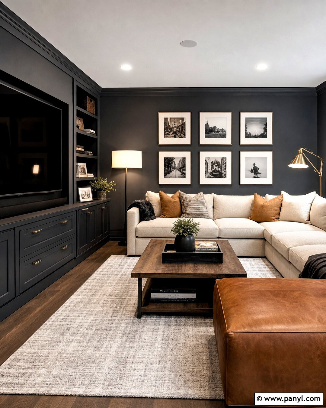 Charcoal Gray Wall Color - 20 wall painting colors