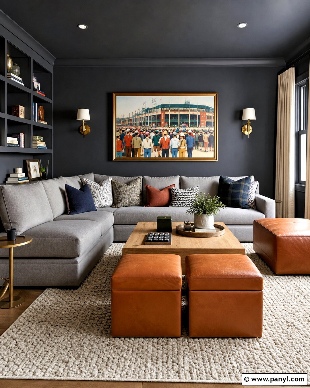 Charcoal Gray Wall Paint - 20 painting colours for walls