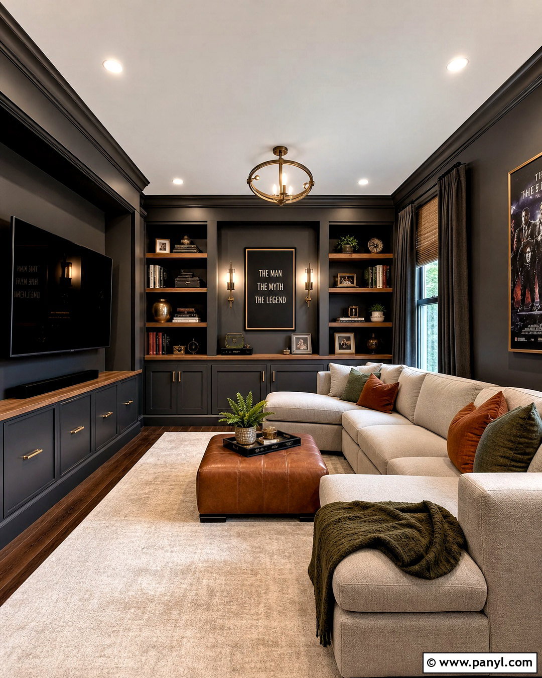 Charcoal Gray Wall Paint - 20 wall painting colour ideas