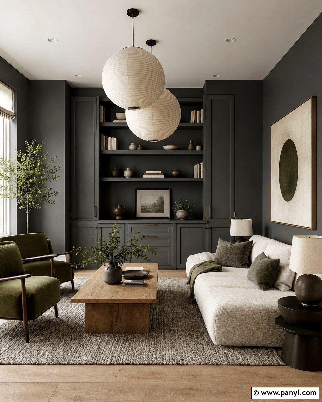 Charcoal Gray Zen Walls - 20 Zen Wall Colors