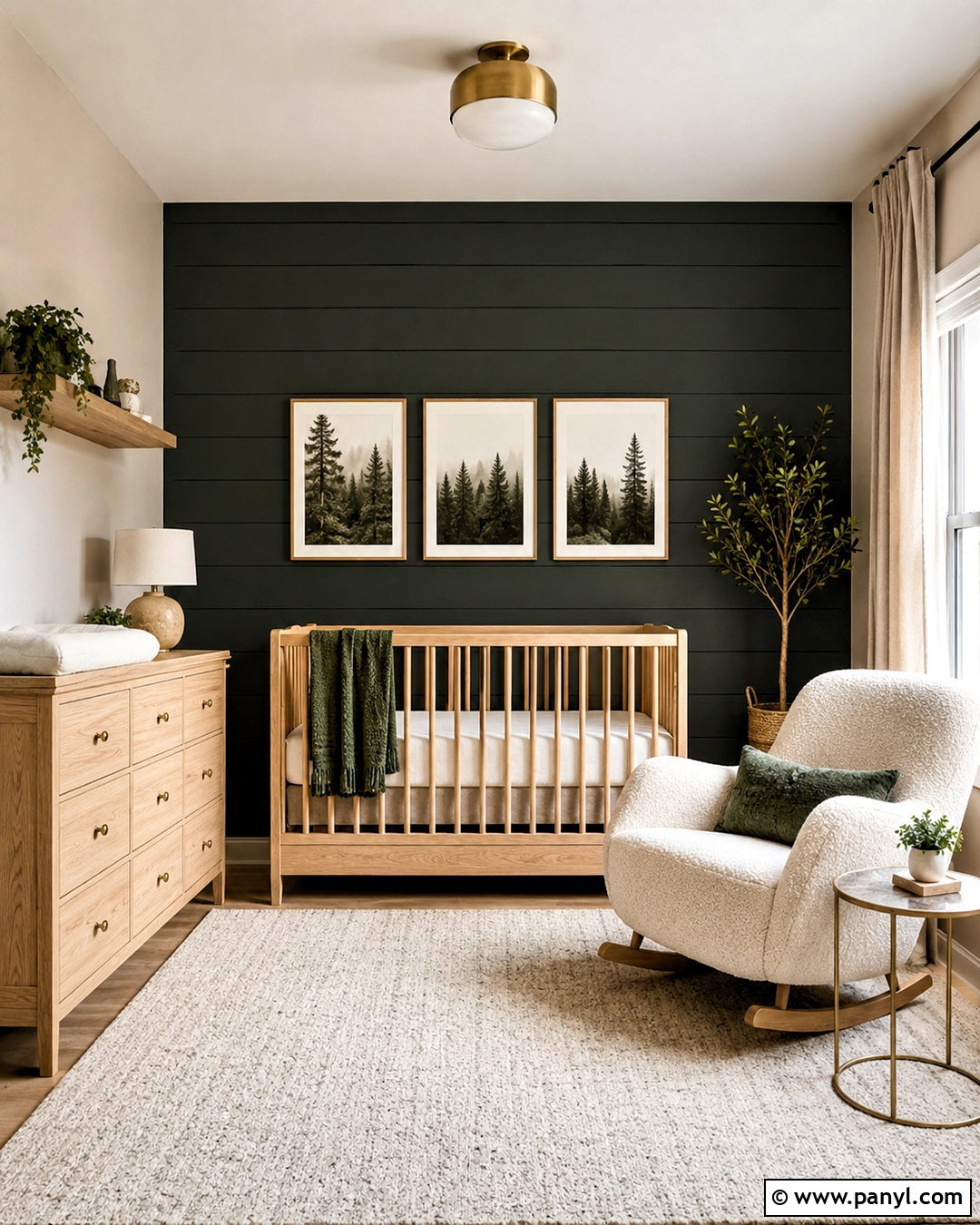 Charcoal Green Nursery Walls - 20 Woodland Nursery Wall Color Ideas