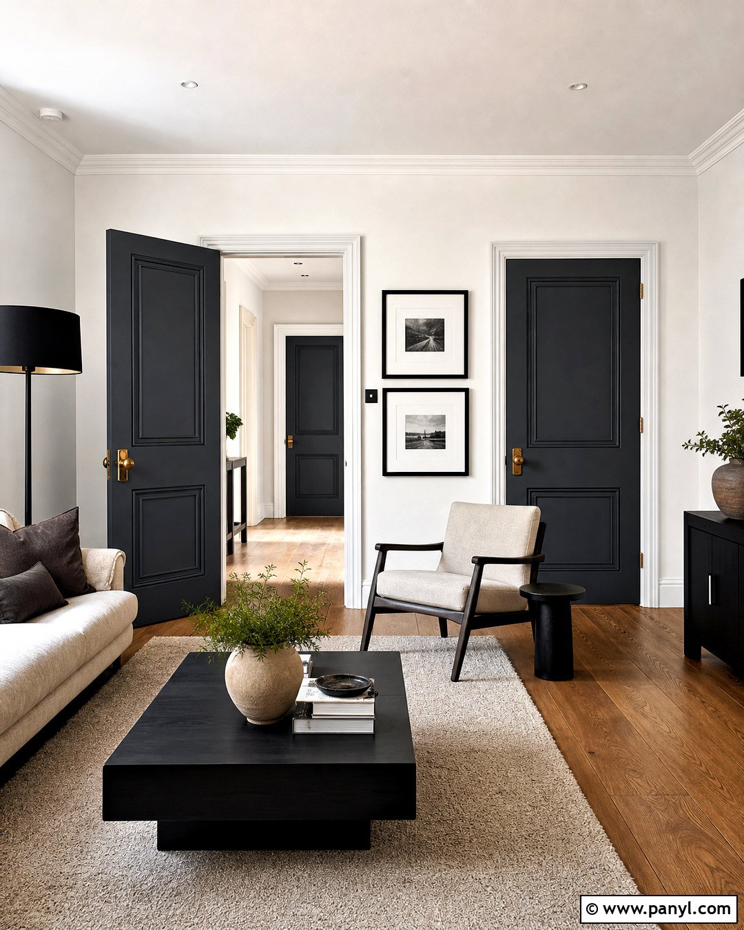 Charcoal Grey Doors With White Walls - 20 white walls grey doors