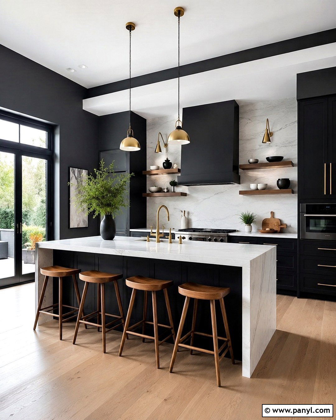 Charcoal Grey Kitchen Walls With Black Cabinets - 20 Charcoal Grey Kitchen Walls