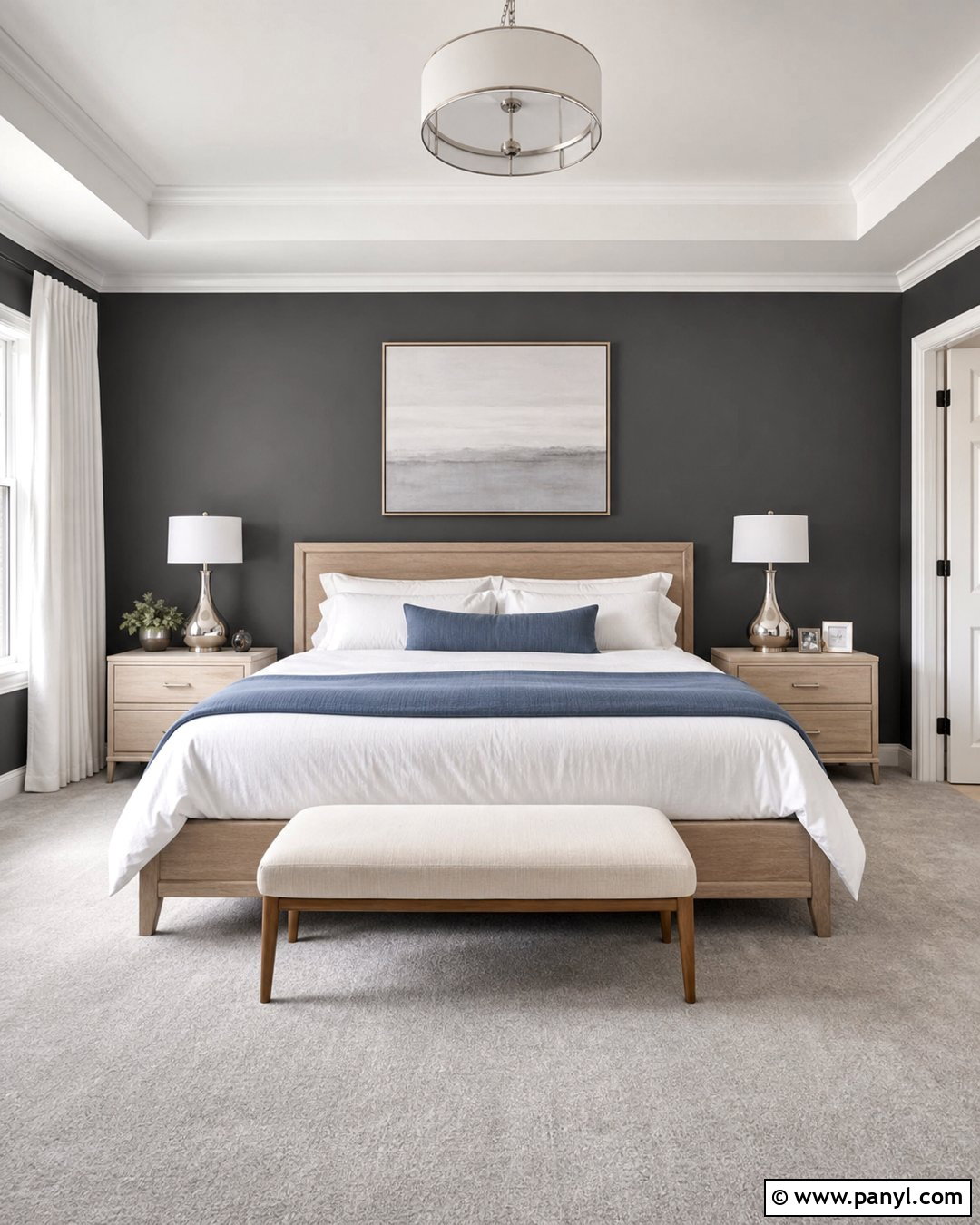Charcoal Grey Walls With Light Grey Carpet - 25 Grey Walls And Carpet Ideas