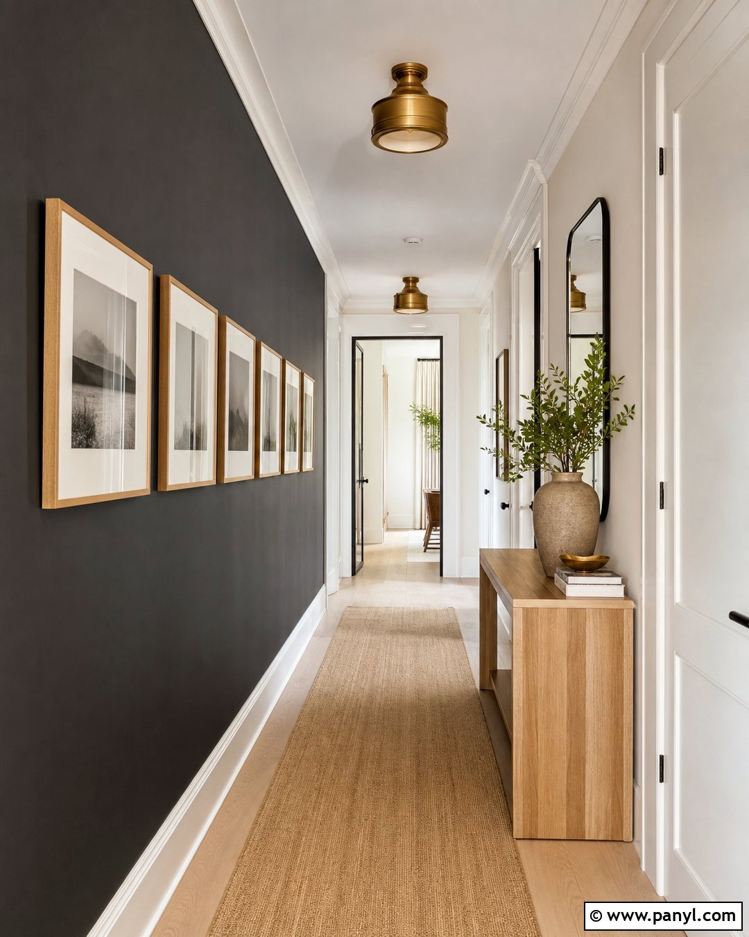 Charcoal Hallway Accent Wall - 30 charcoal accent wall ideas