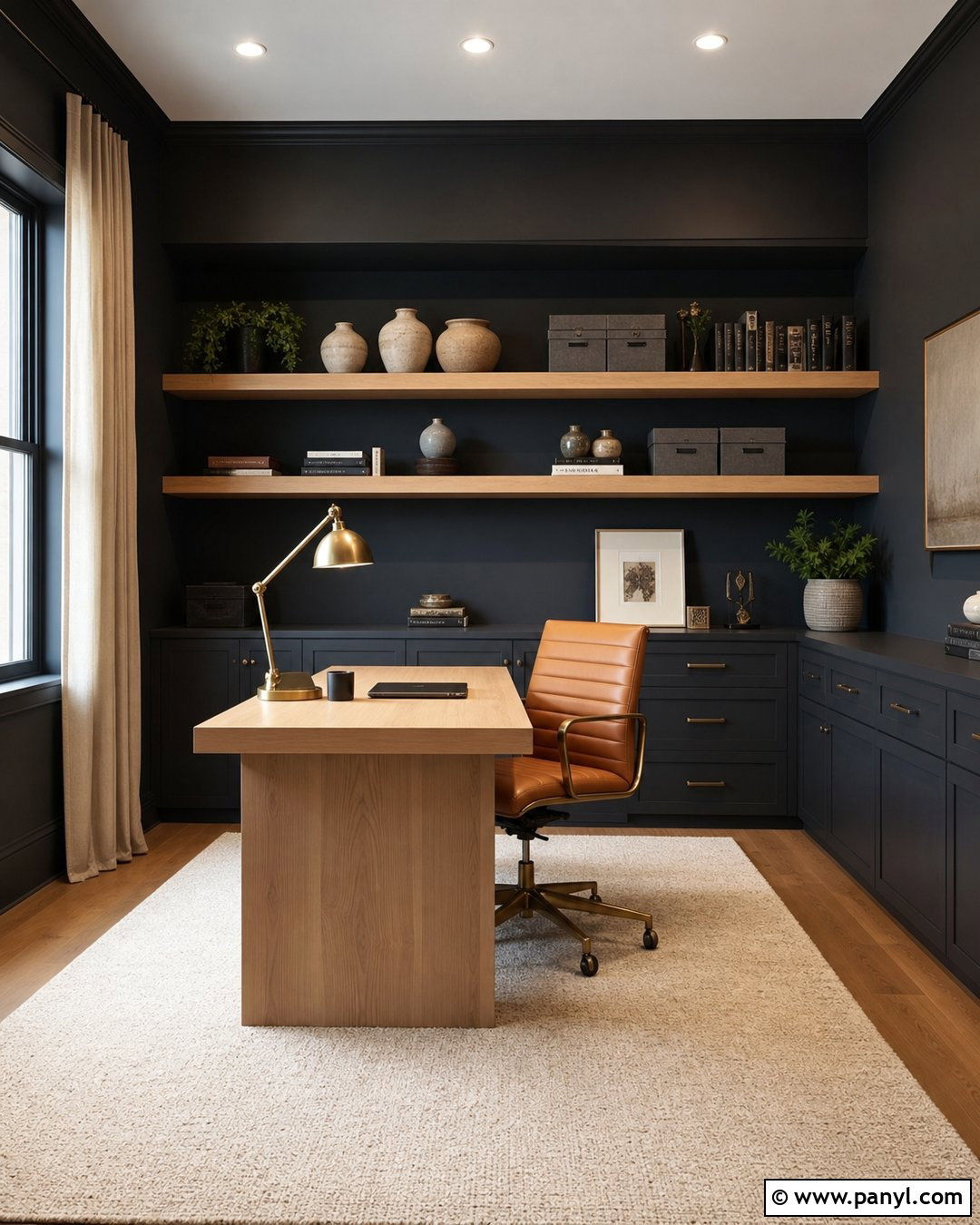 Charcoal Home Office Wall Color - 25 Home Interior Wall Colors