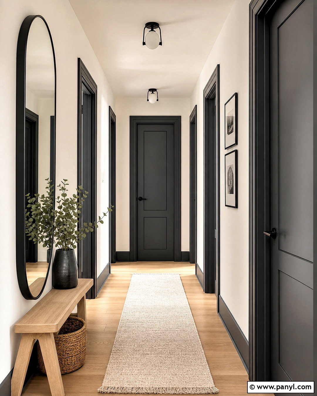 Charcoal Indoor Door - 20 indoor door colors