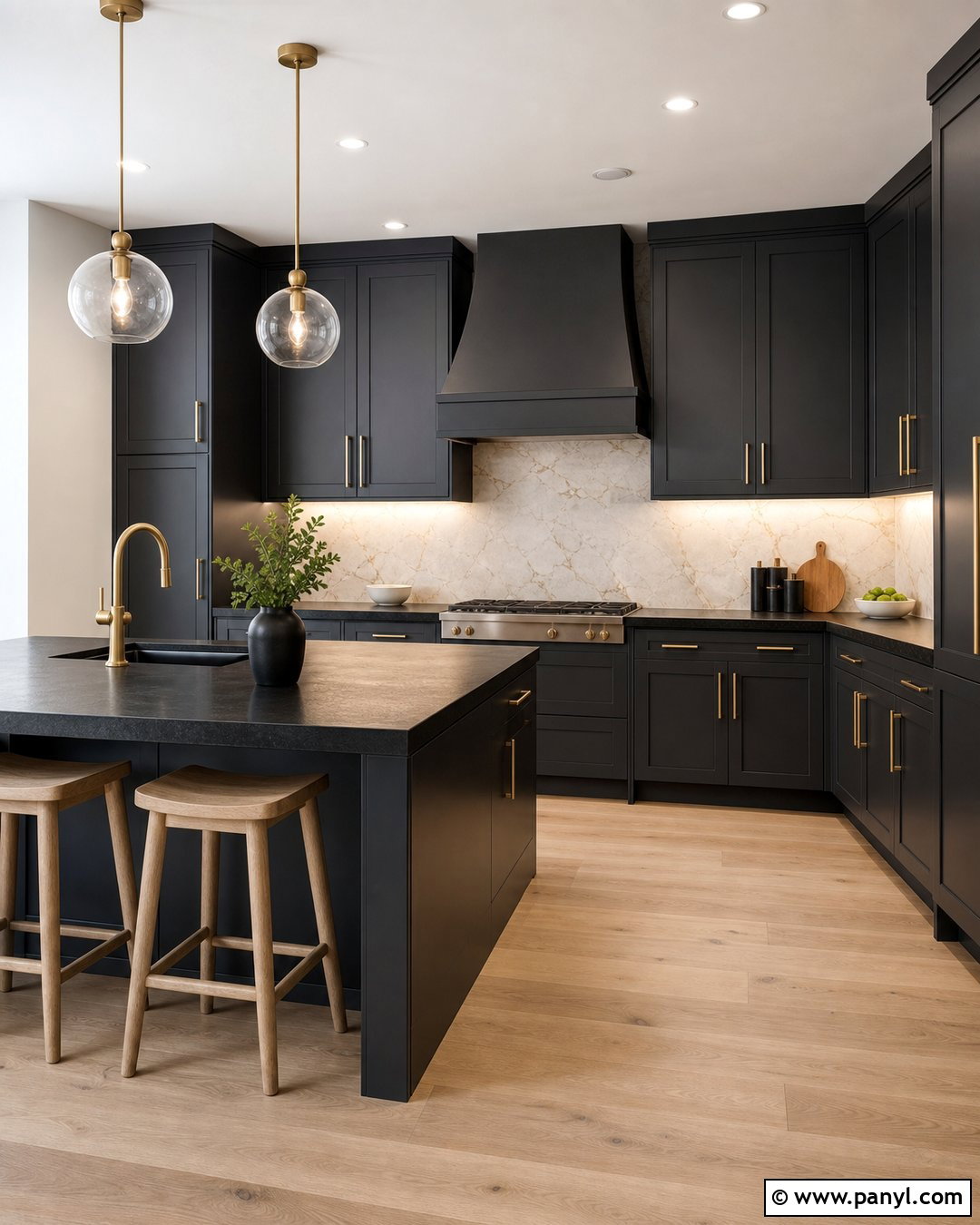 Charcoal Kitchen Cabinets With Dark Countertops - 20 Kitchen Cabinet Paint Colors With Dark Countertops