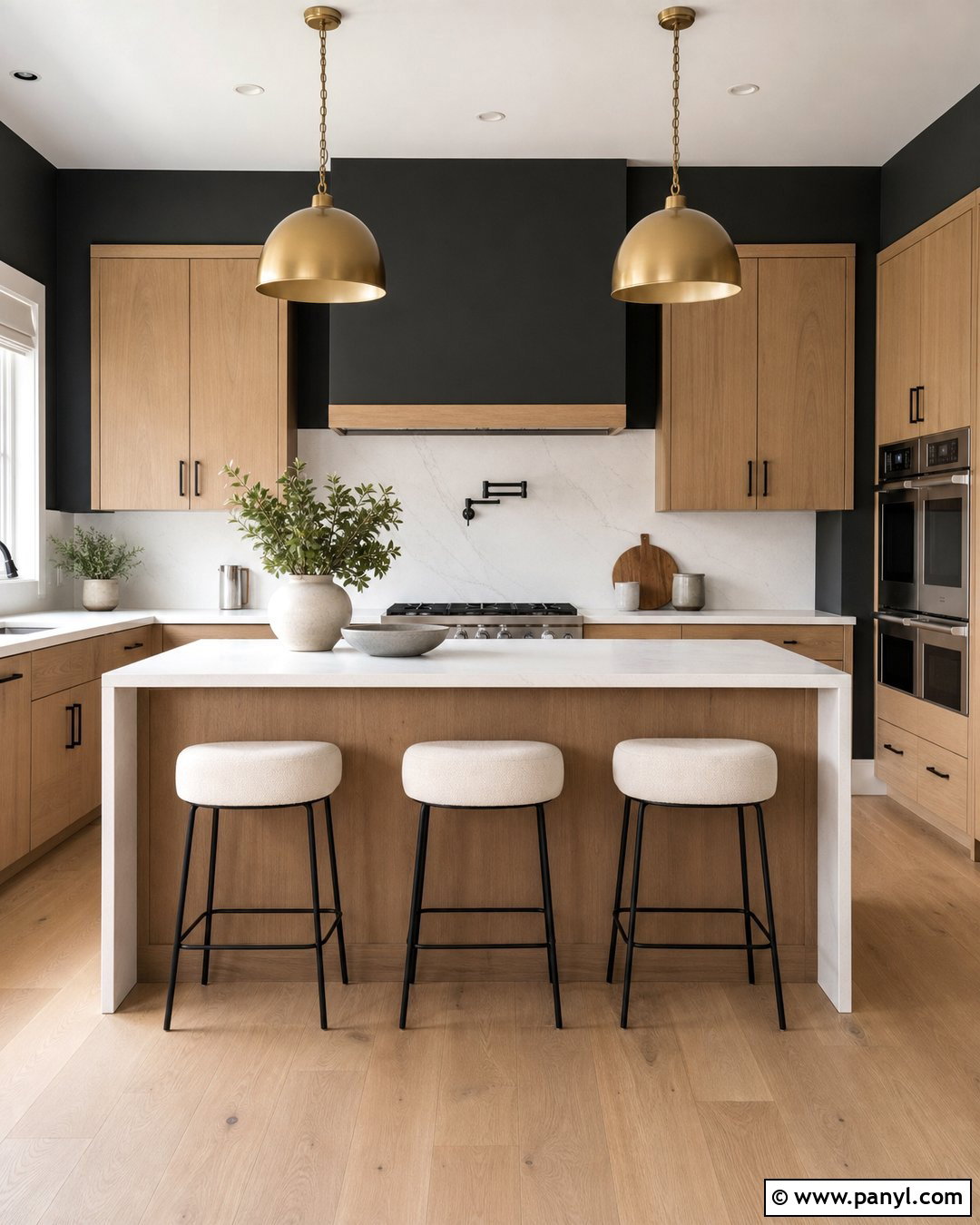 Charcoal Kitchen Wall Colour - 45 kitchen wall colour ideas