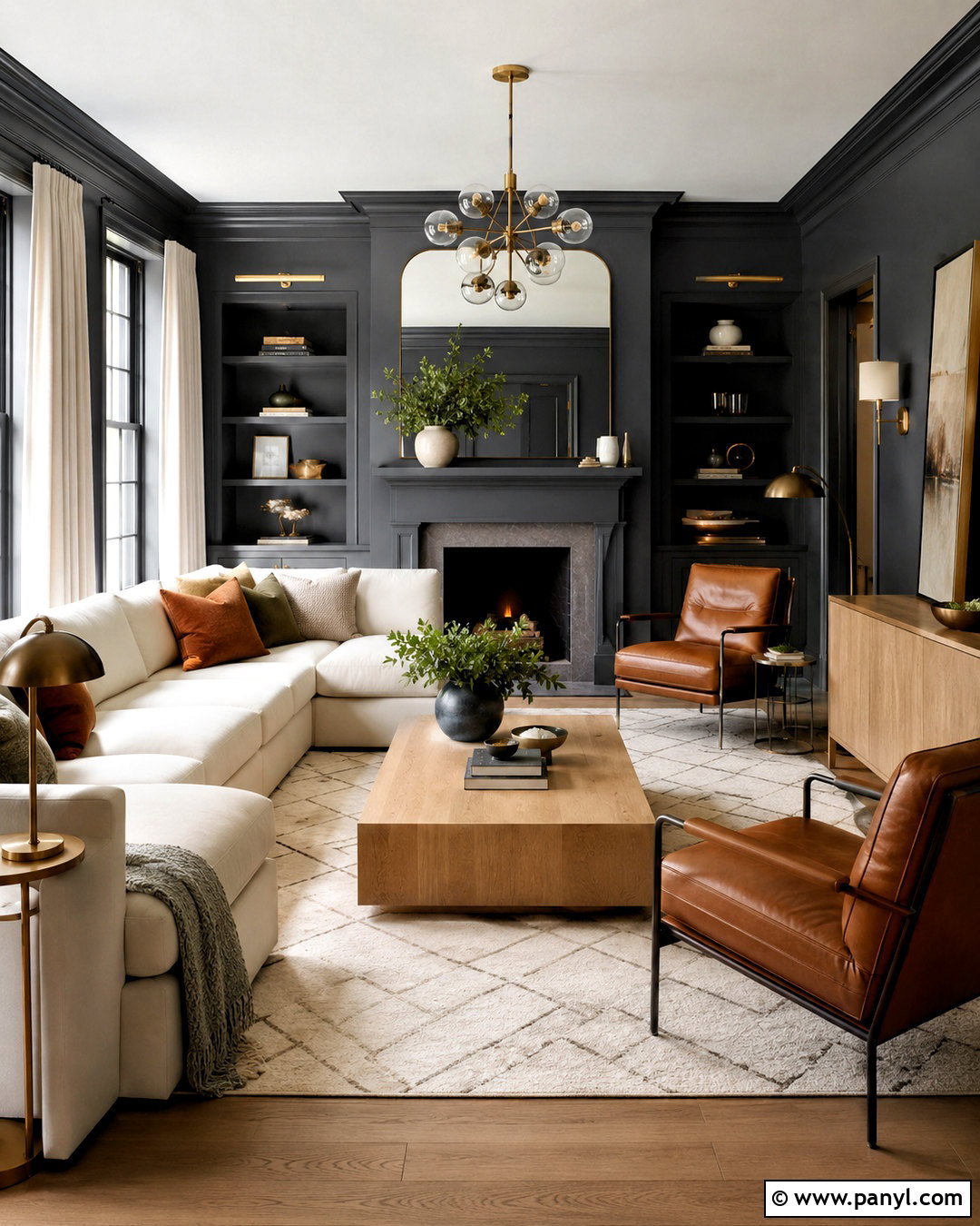 Charcoal Living Room Paint - 20 living paint color ideas