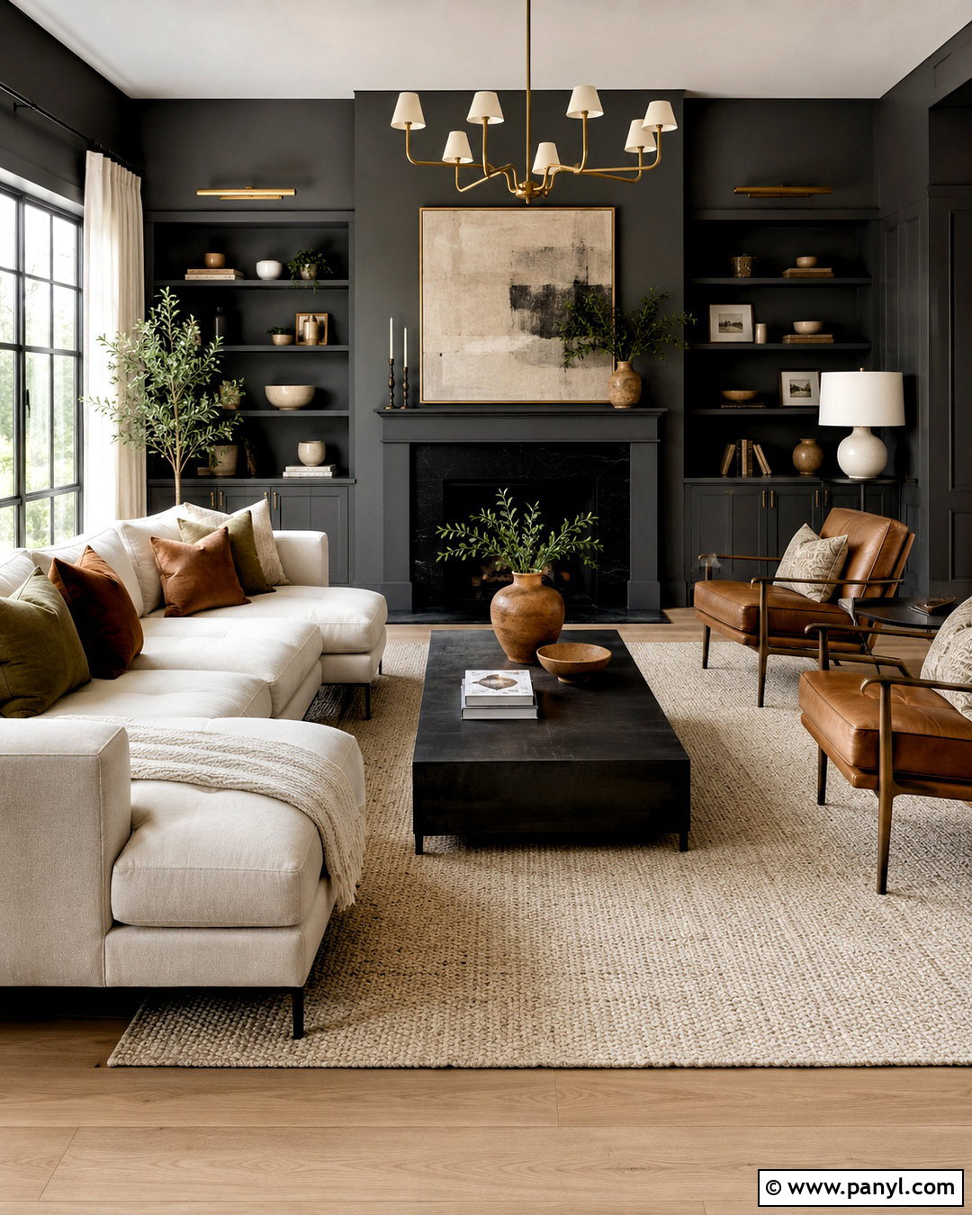 Charcoal Living Room Paint - 20 popular paint colors for living room ideas