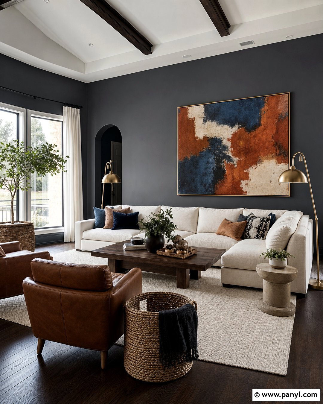 Charcoal Living Room Wall Color - 30 Interior Wall Colors Living Room Ideas