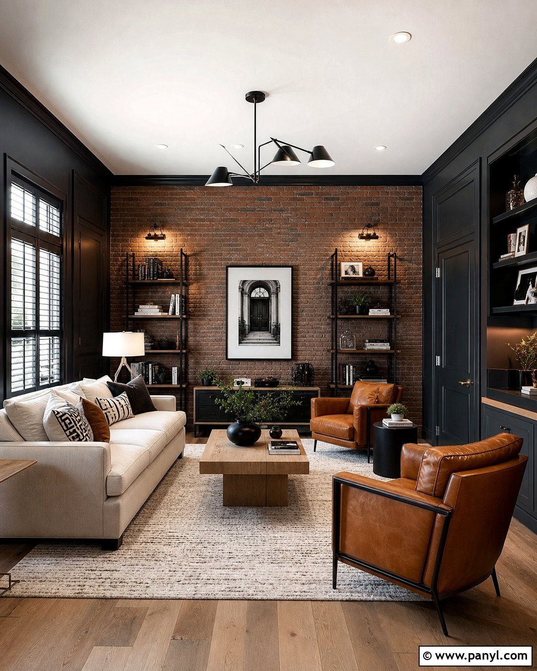 Charcoal Paint With Brick Wall - 20 Brick Wall Paint Matching Ideas