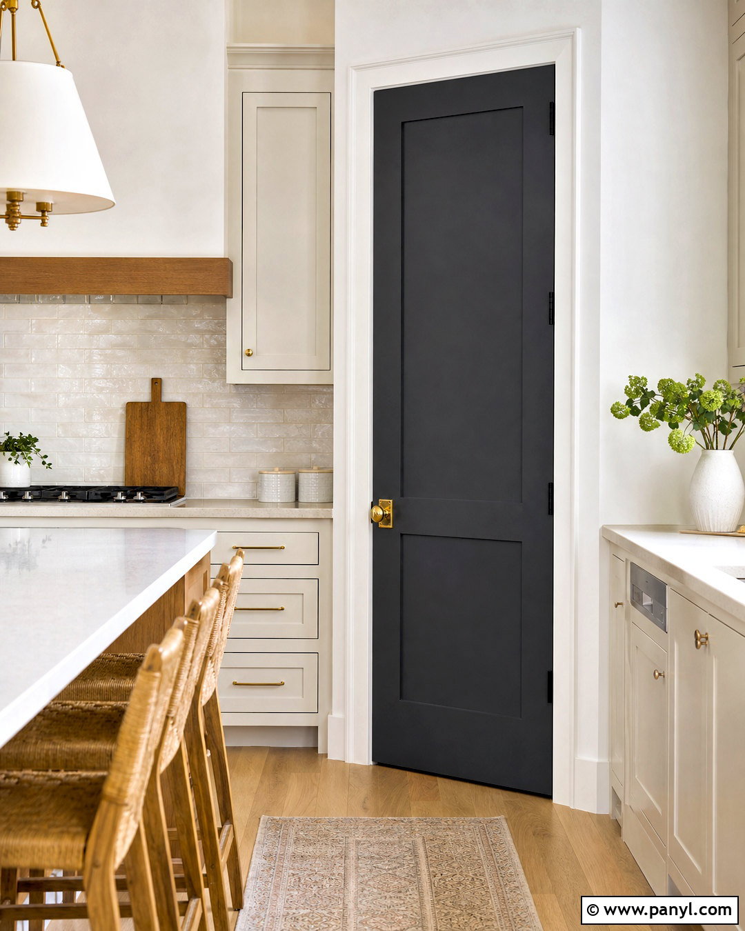 Charcoal Pantry Door - 20 charcoal doors interior ideas