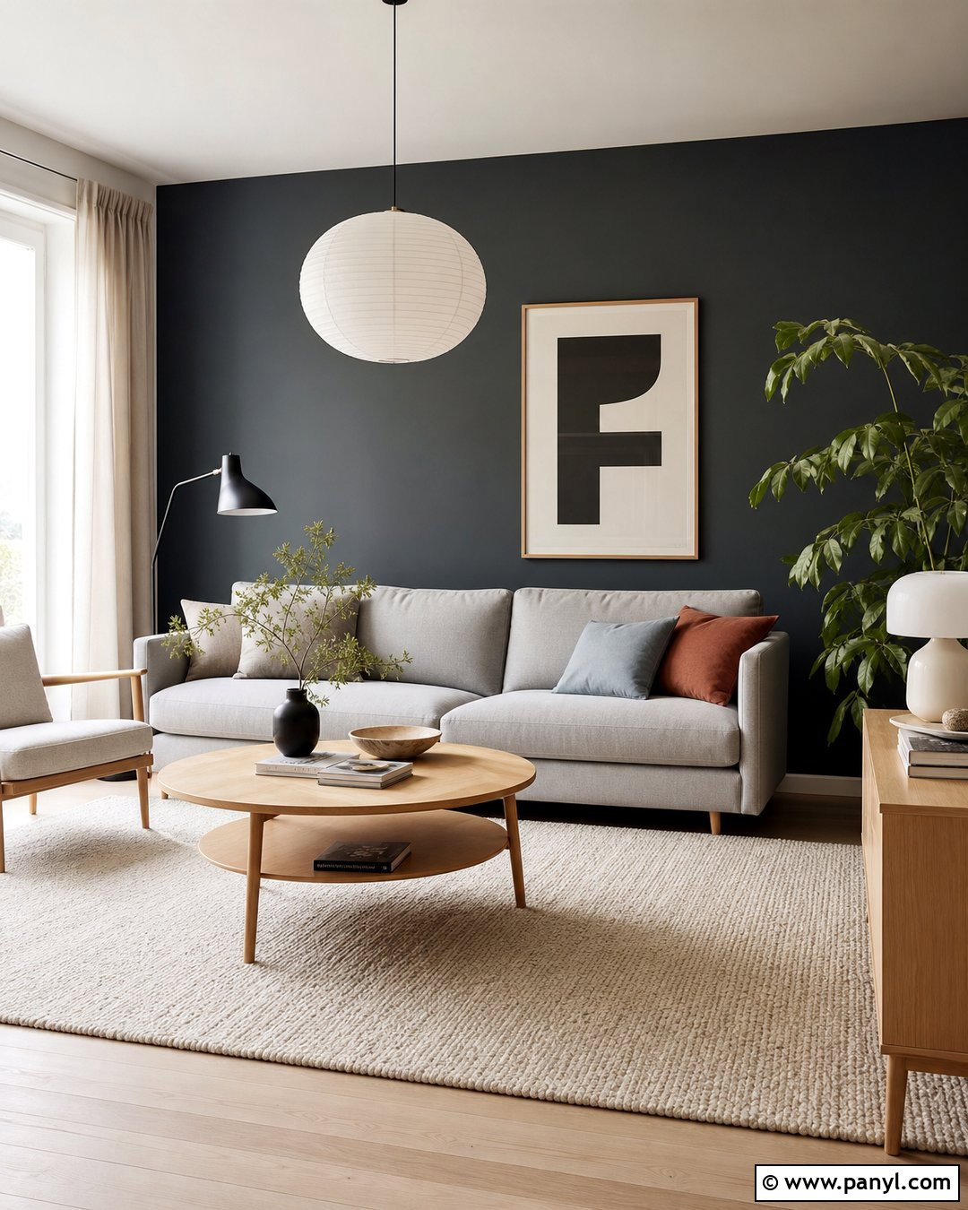 30 Charcoal Accent Wall Ideas for Bold, Sophisticated Rooms