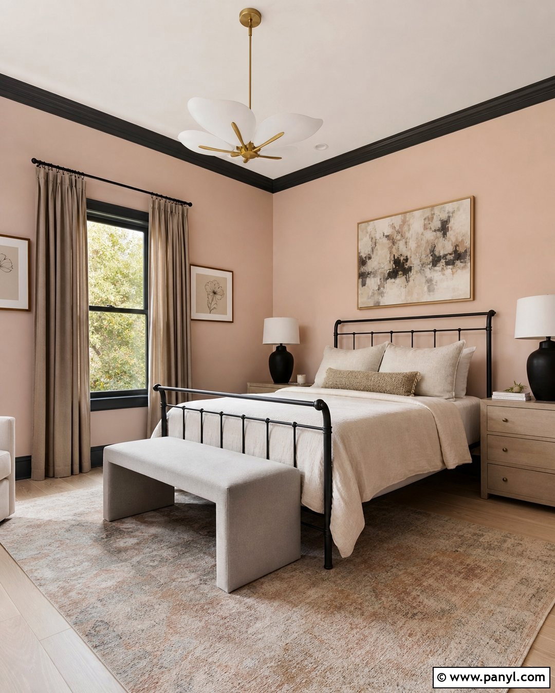 Charcoal Skirting Boards With Blush Walls - 35 Dark Skirting Boards Light Walls
