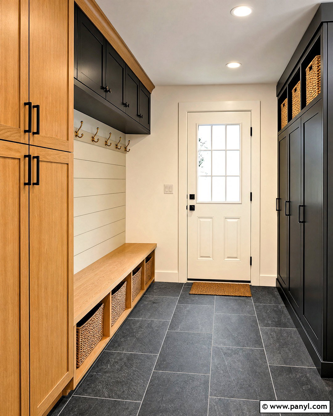Charcoal Slate Look Floor Tile - 20 latest tiles design for floor ideas