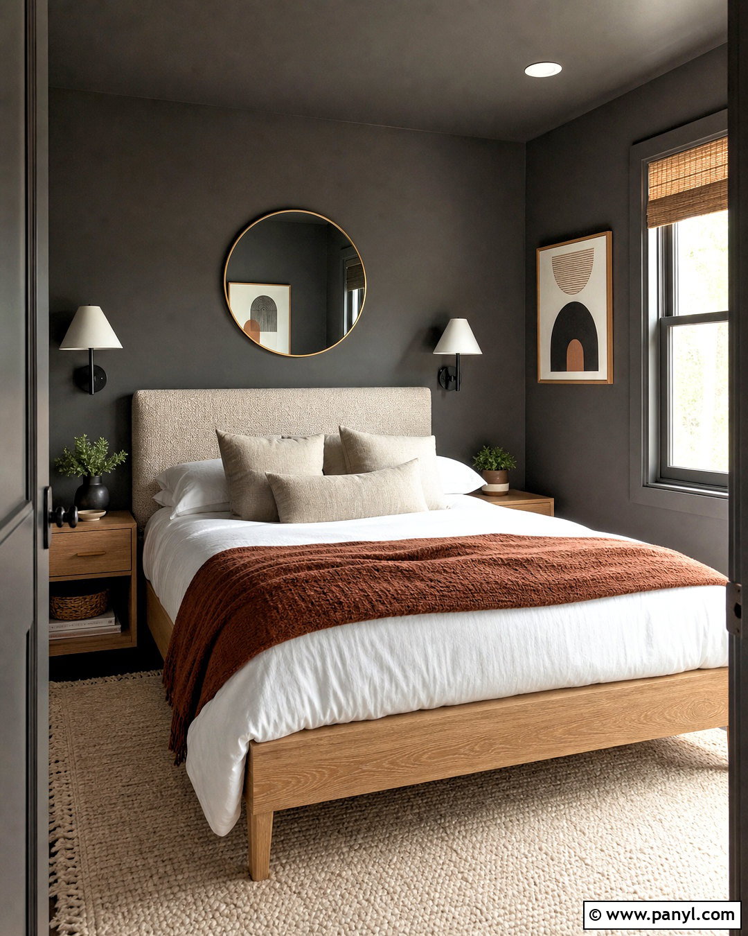 Charcoal Small Bedroom Paint - 20 small bedroom paint ideas