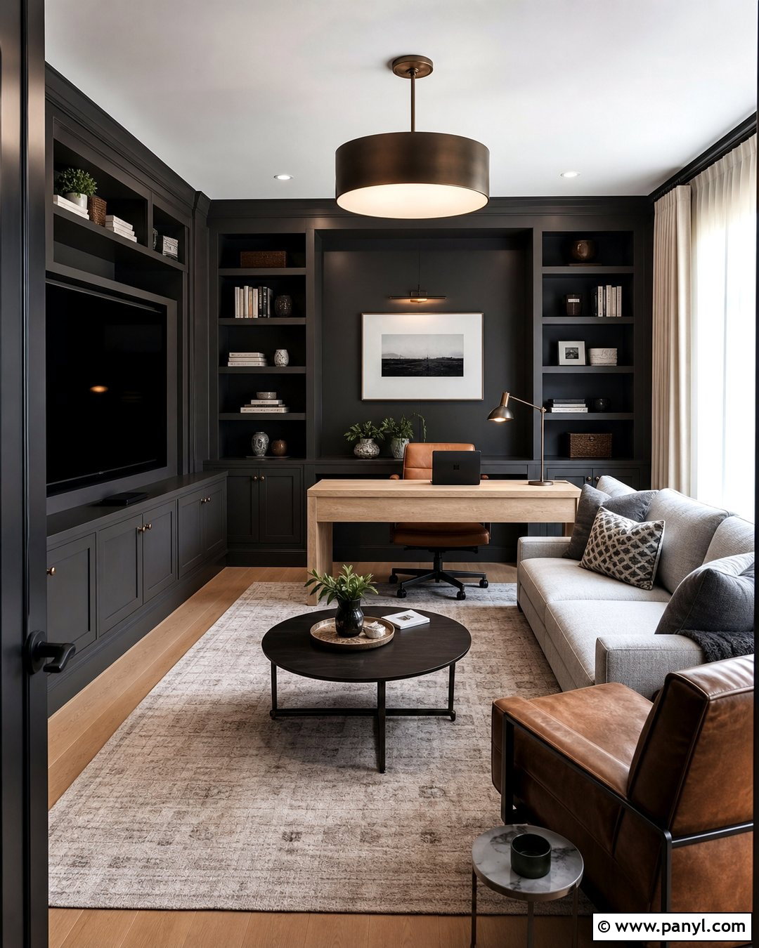 Charcoal Wall Color - 35 home wall color ideas