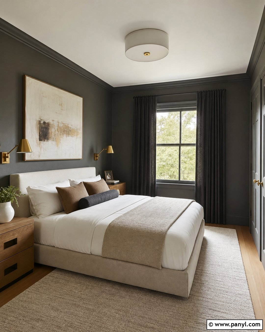 Charcoal Wall Color For Small Bedroom - 30 small room wall color ideas
