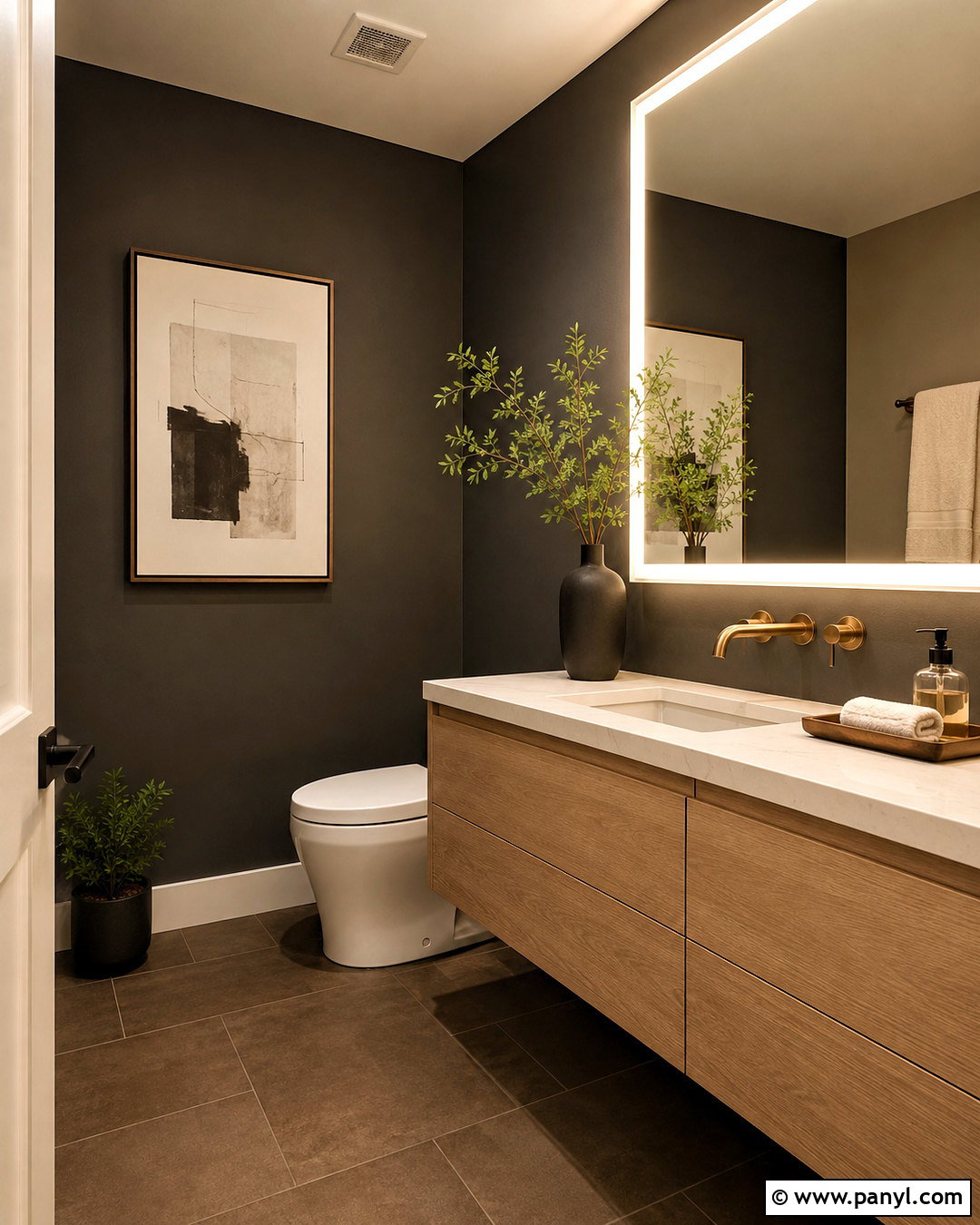 Charcoal Wall Color With Brown Tiles - 20 Wall Color With Brown Tiles