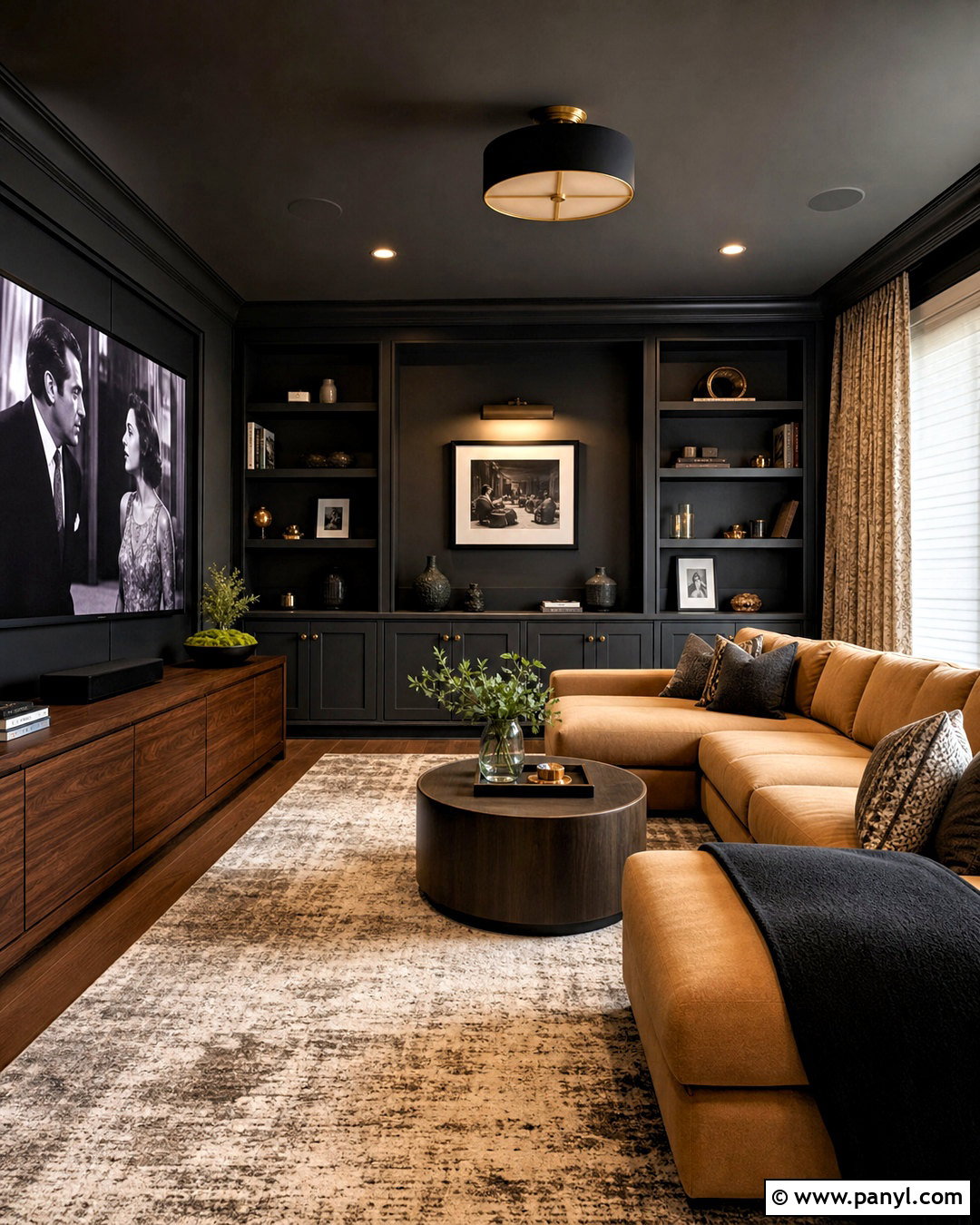 Charcoal Walls With Black Trim - 20 wall and trim colors ideas