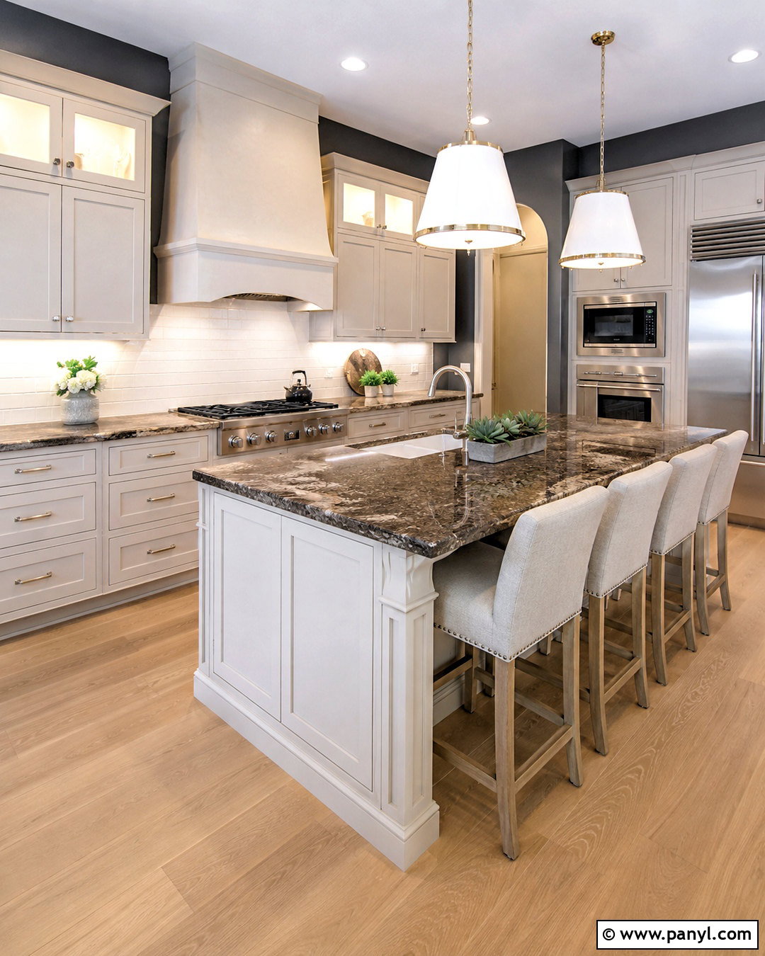 Charcoal Walls With Brown Granite - 20 What Color Walls Go With Brown Granite Ideas