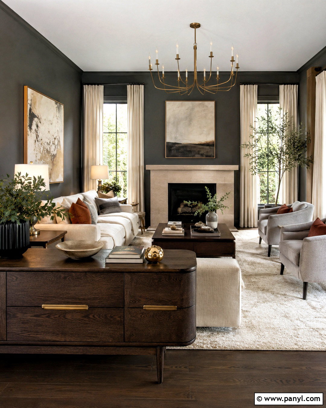 20 What Color Walls Go With Dark Wood Furniture Ideas: Top Picks