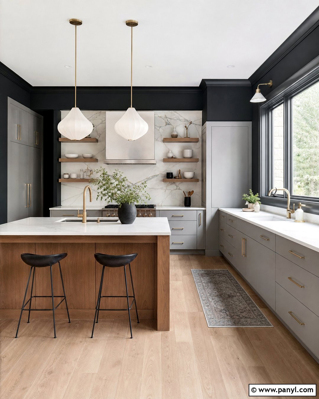 Charcoal Walls With Gray Cabinets - 30 Wall Color For Grey Cabinets