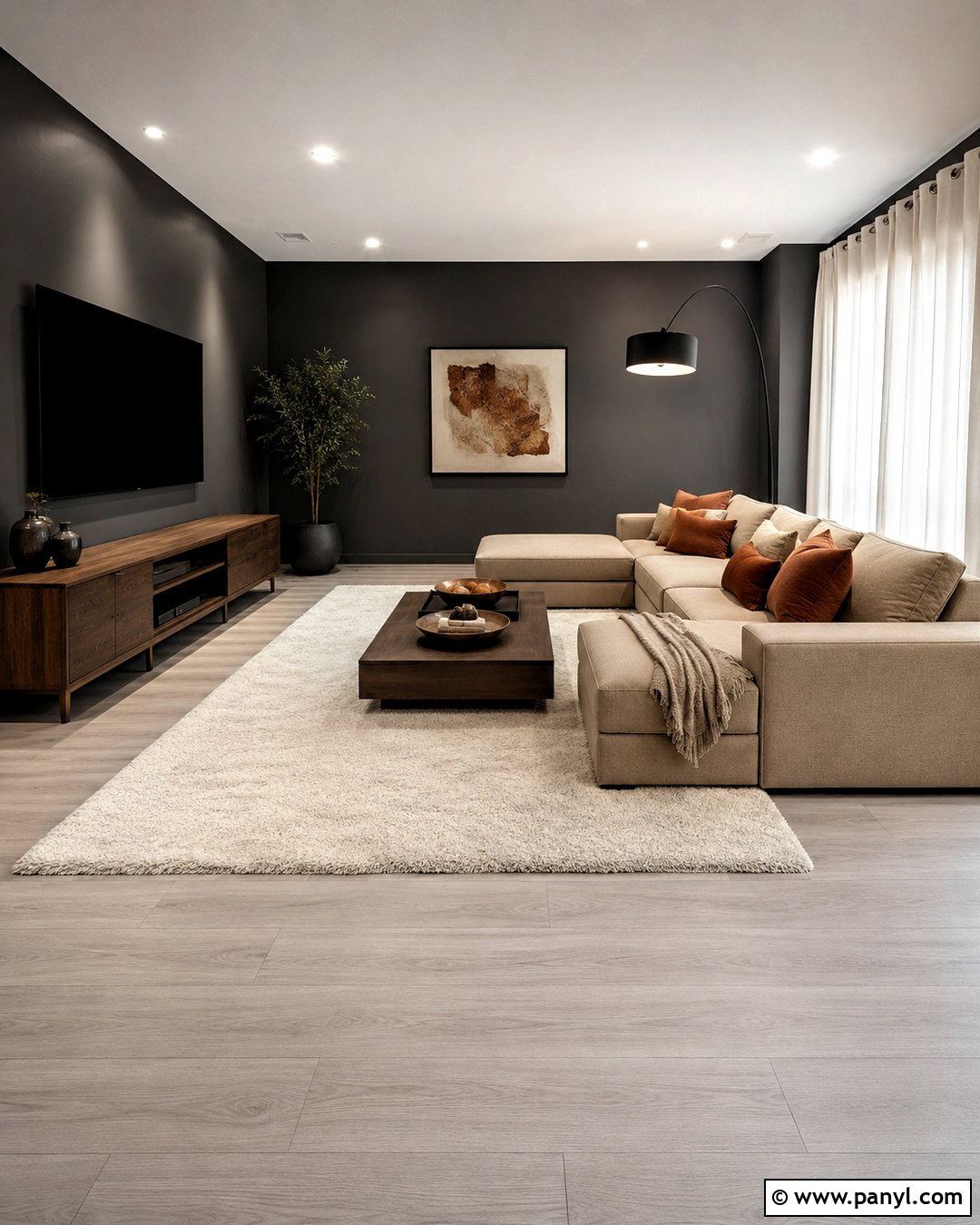 Charcoal Walls With Gray Floors - 20 What Color Walls With Gray Floors