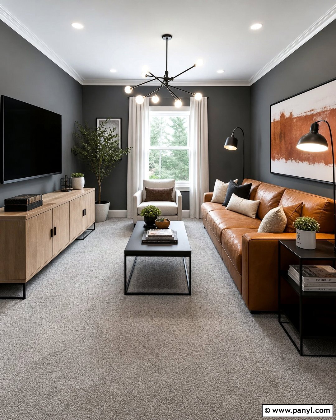 Charcoal Walls With Grey Carpet - 20 Best Wall Color For Grey Carpet Ideas