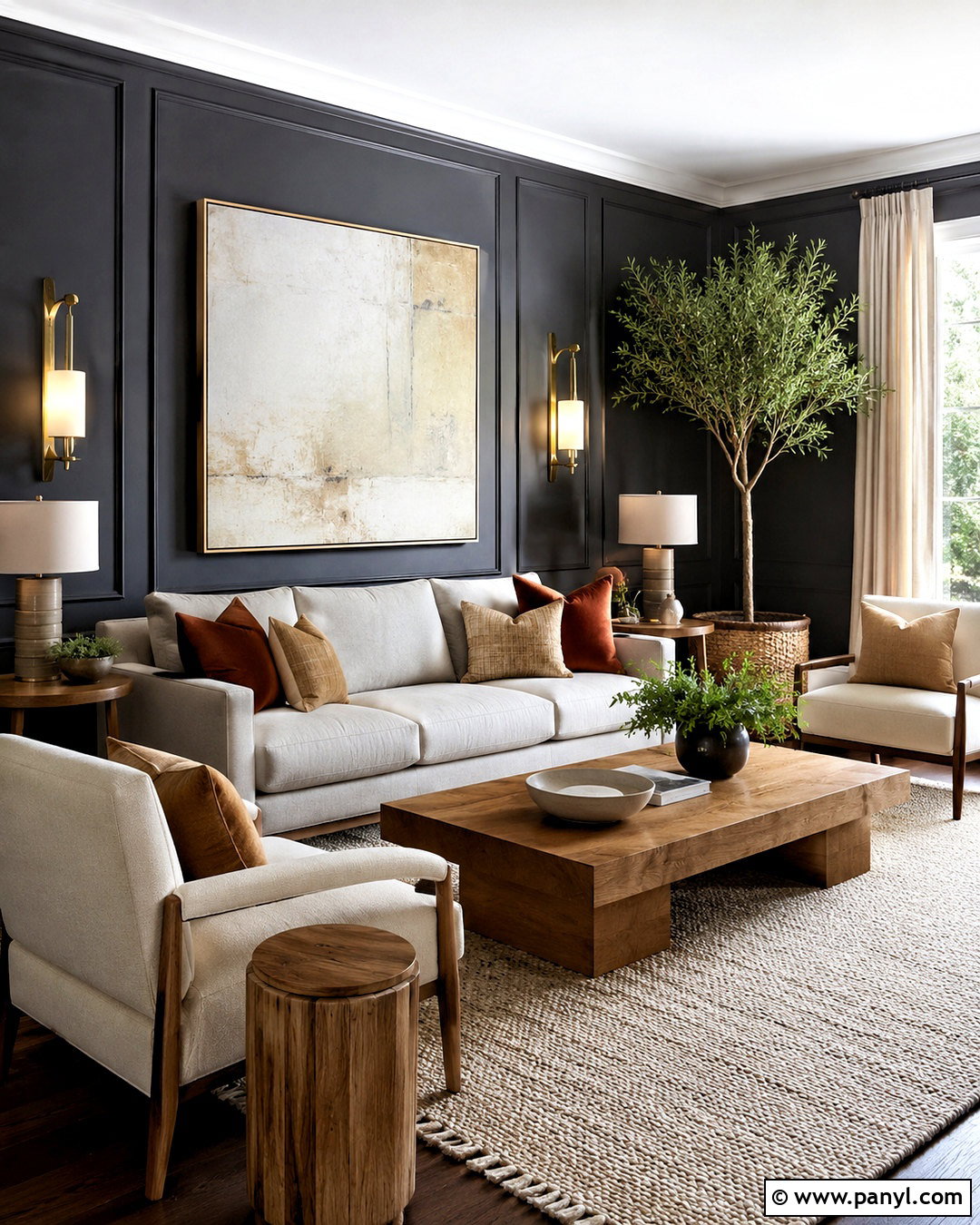 Charcoal Walls With Grey Sofa - 20 Wall Colour With Grey Sofa Ideas