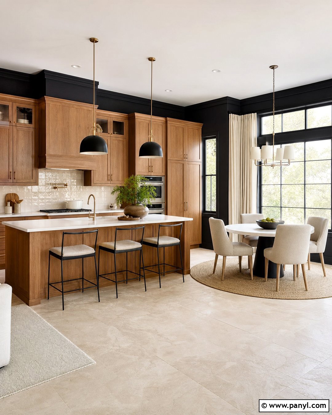Charcoal Walls With Honey Oak Cabinets - 35 honey oak kitchen cabinets wall color ideas