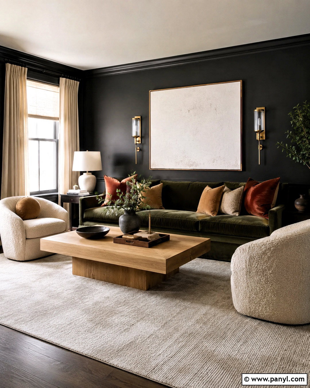 20 Wall Color For Olive Green Couch Ideas: Cozy Pairings