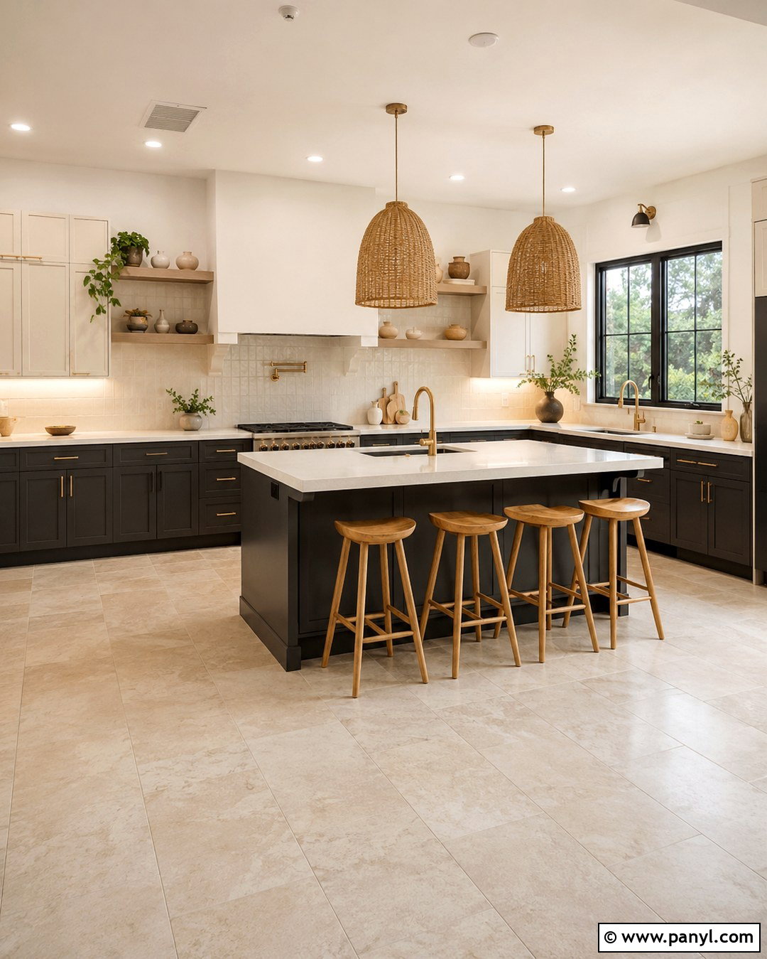 Charcoal With Beige Tile - 20 Colors That Go With Beige Tile Ideas