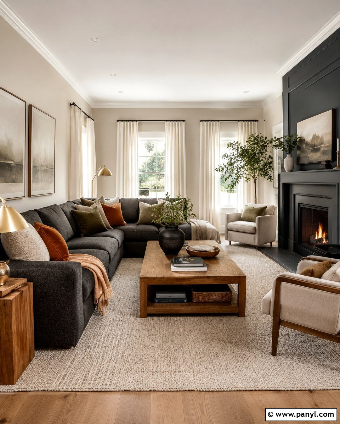 Charcoal With Beige Walls - 20 What Colors Go With Beige Walls