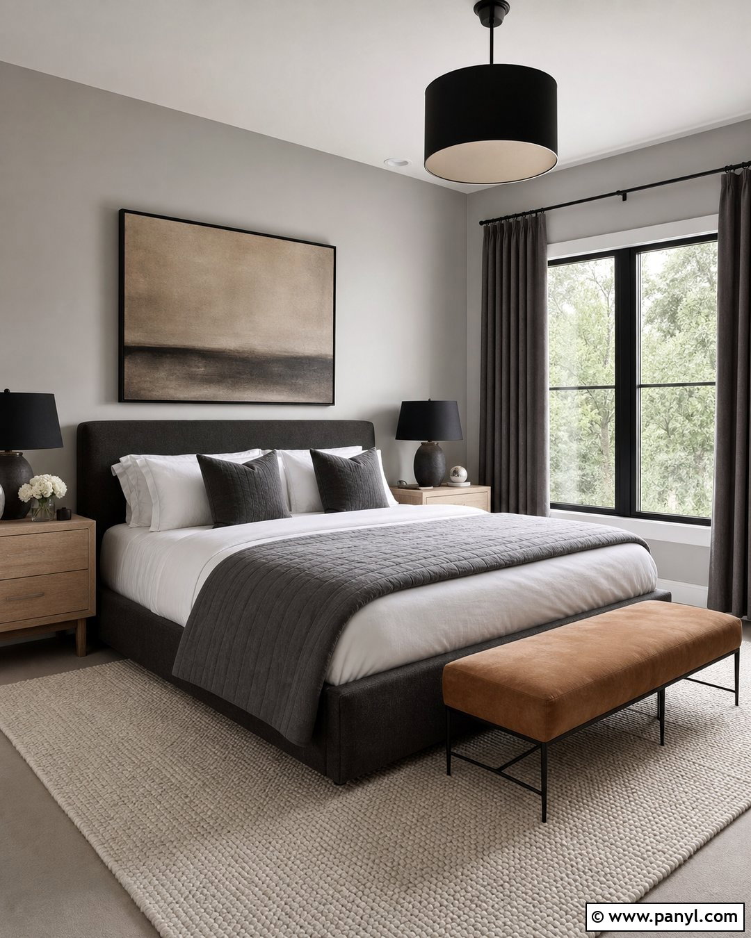 Charcoal With Gray Walls - 35 Accent Colors With Gray Walls