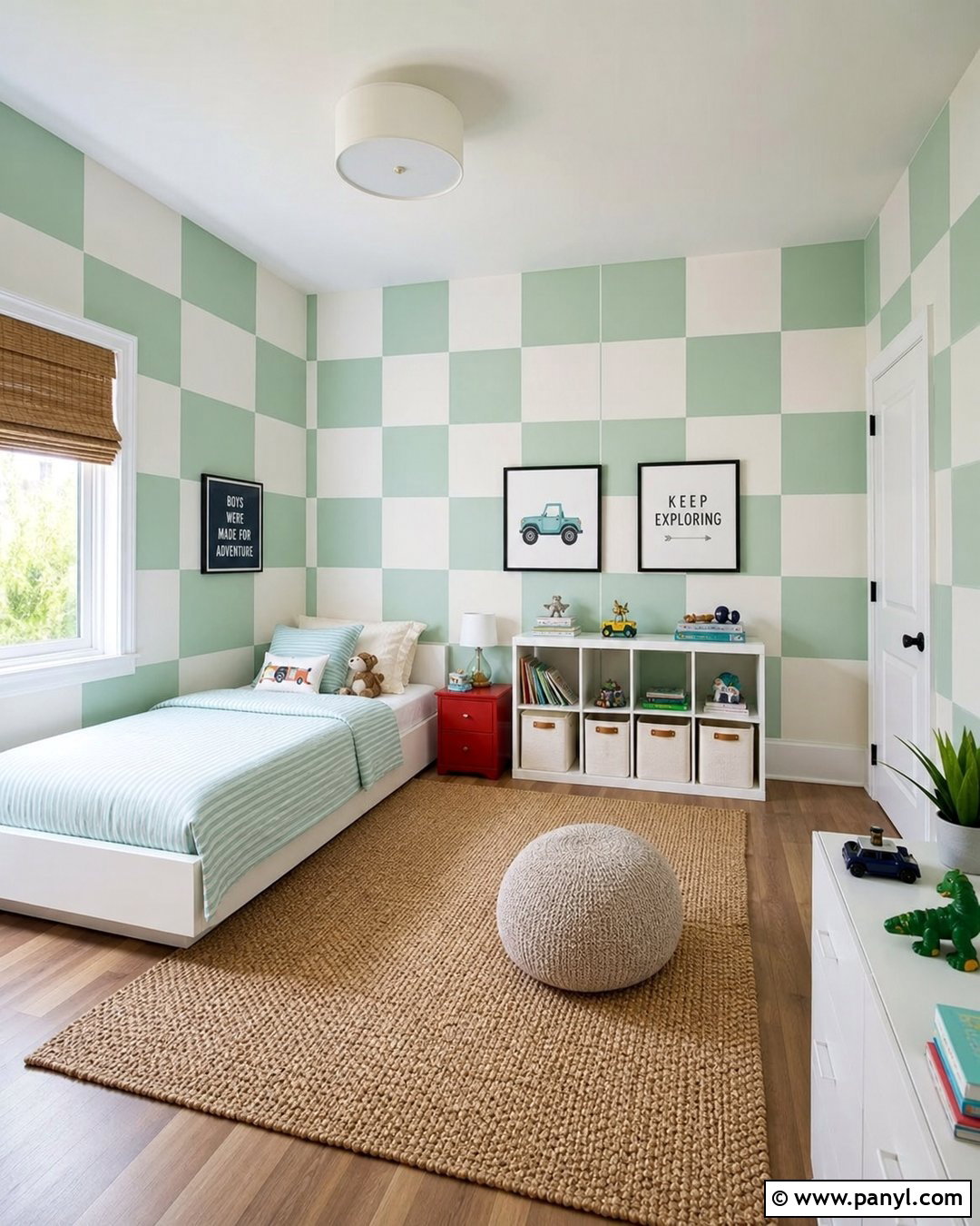 Checkerboard Geometric Wall Paint - 25 Geometric Wall Paint Kids