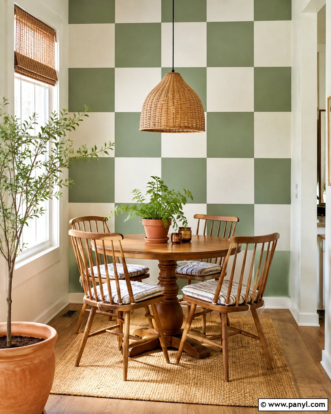 Checkerboard Paint Swatch Wall - 20 paint swatches wall ideas
