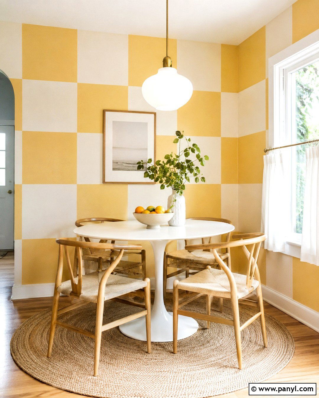 Checkerboard Painted Wall - 20 Beautiful Painted Walls