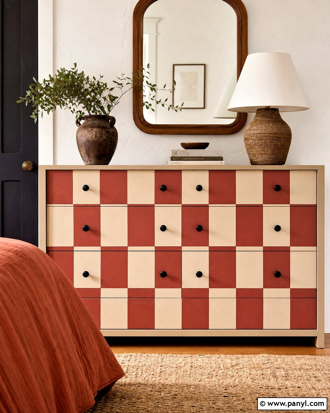 Checkerboard Pattern Dresser Drawers - 20 how to paint checkerboard pattern ideas
