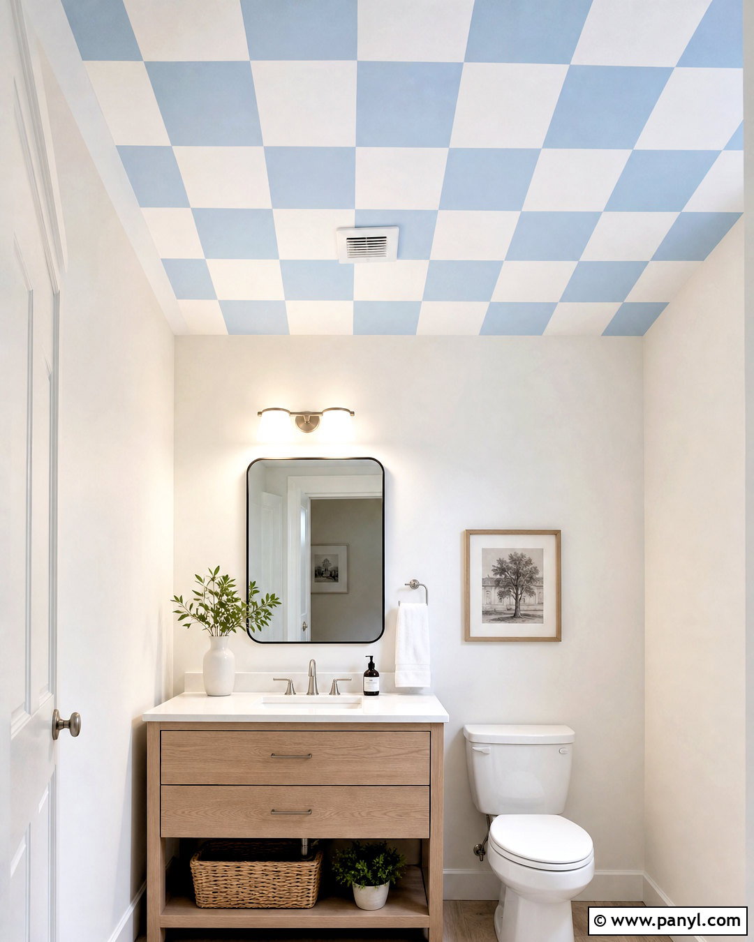 Checkerboard Pattern Painted Ceiling - 20 how to paint checkerboard pattern ideas