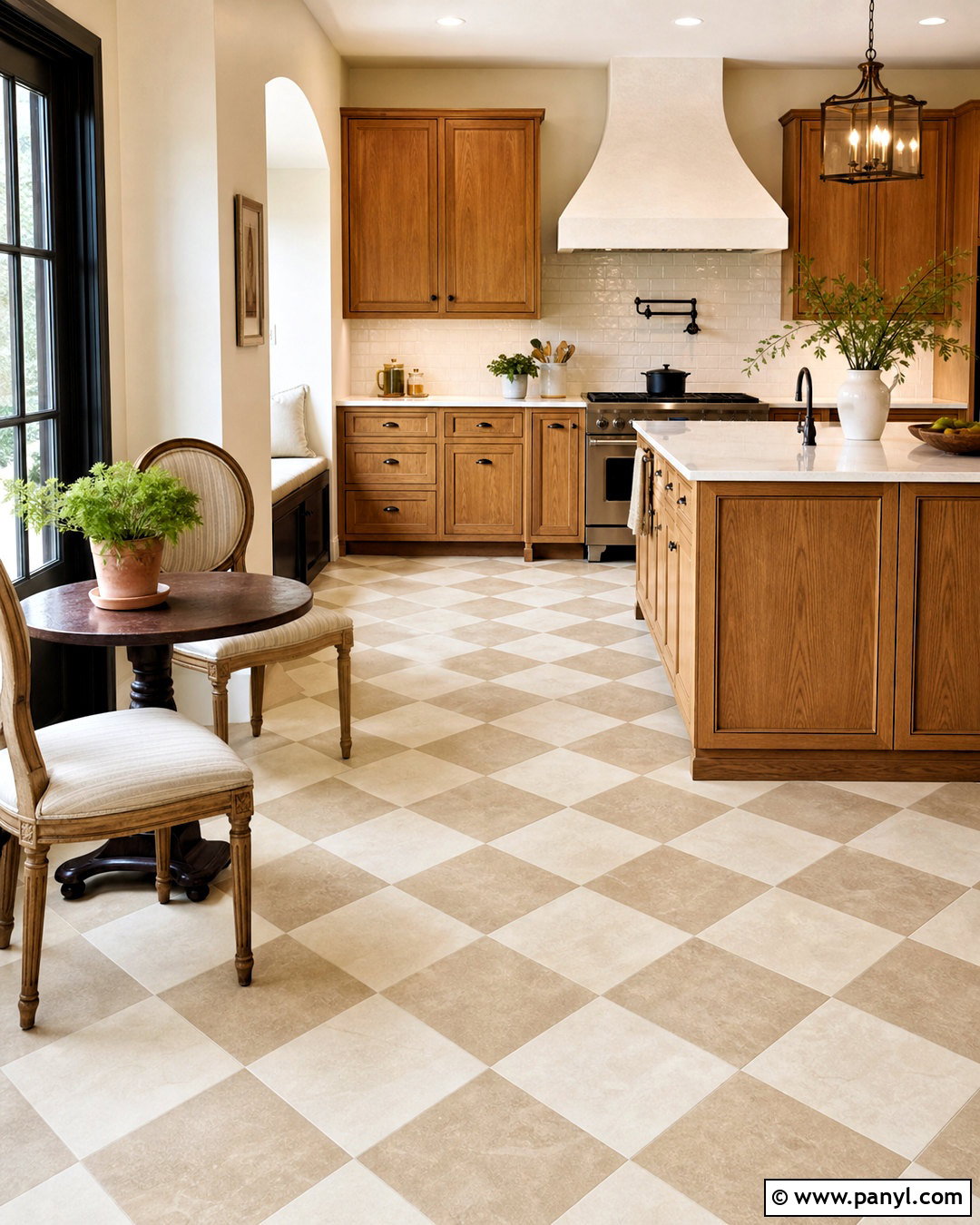 Checkerboard Porcelain Floor Tile - 20 latest floor tiles for home ideas